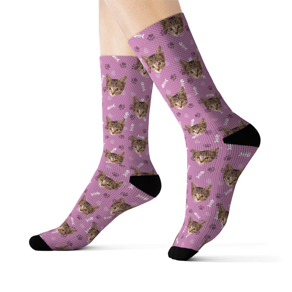 Pets On Socks Put Your Pet s Face On Socks And More